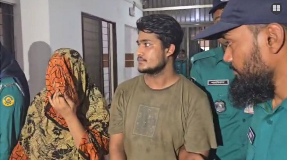 আটক জাহেদ ও তার স্ত্রী তাসমিন