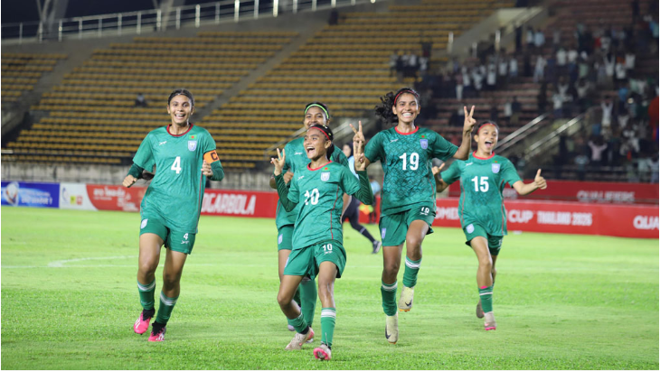 সাগরিকার জোড়া গোলে জয়ে শুরু বাংলাদেশের